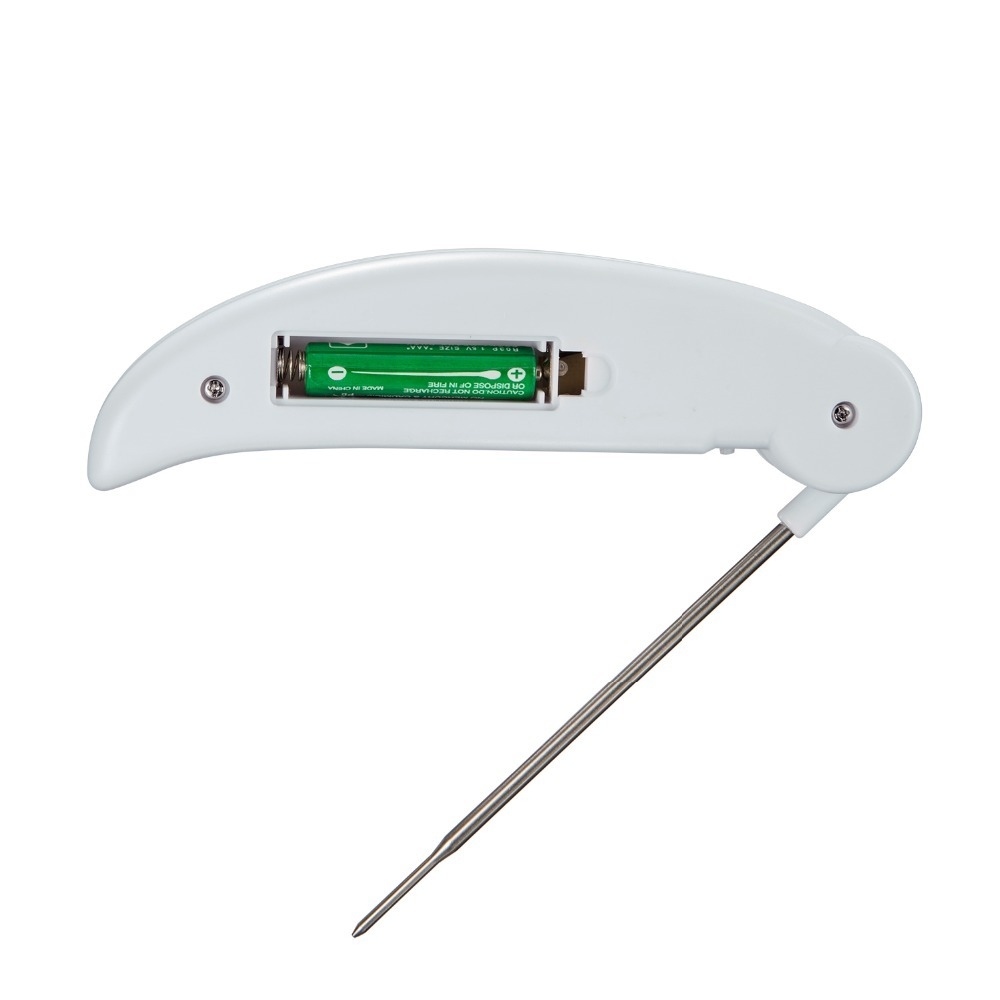 Digital Thermometer Curved White