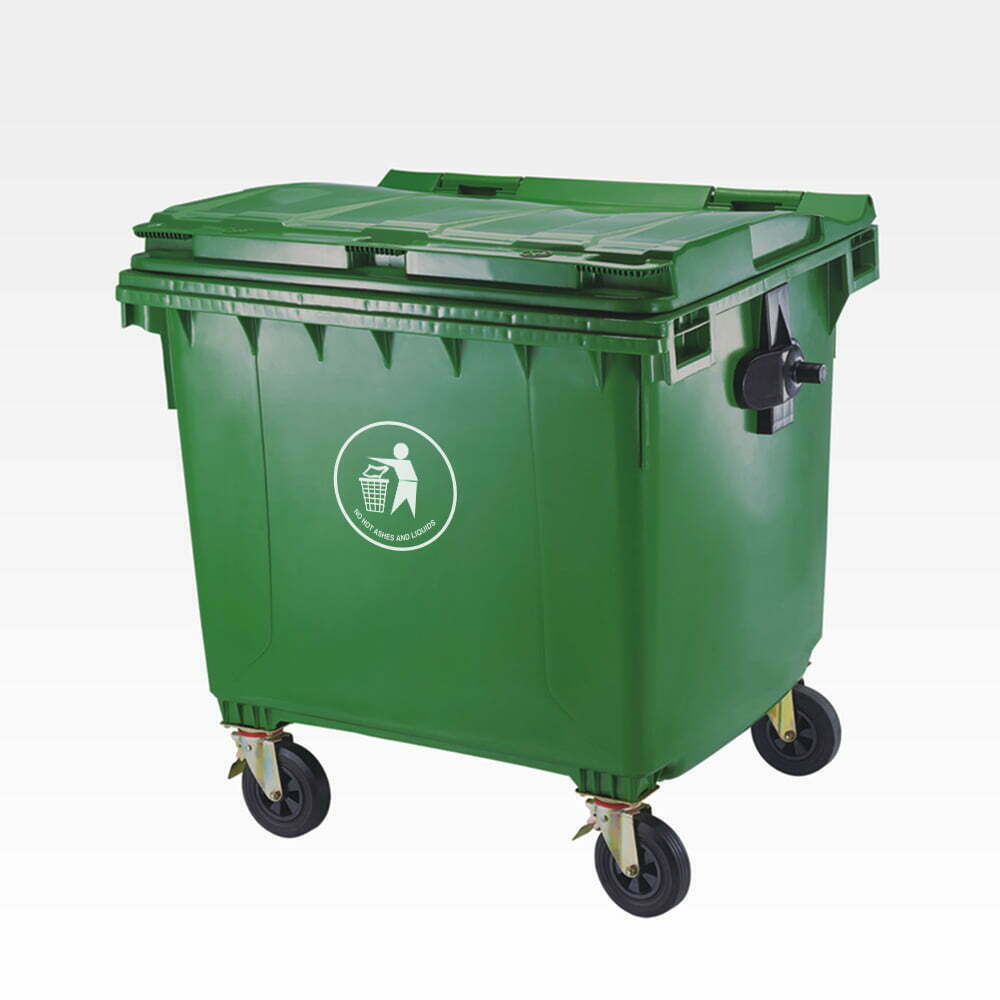 Four Wheel Waste Bin (660ltrs)