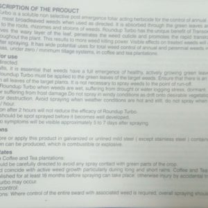 Roundup Turbo - 1ltr