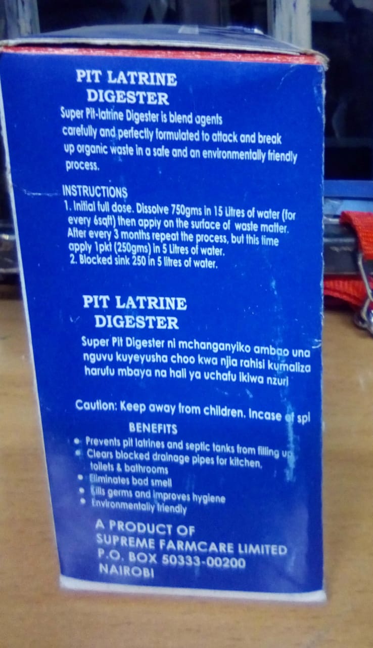 Pit Latrine Digester (250g)