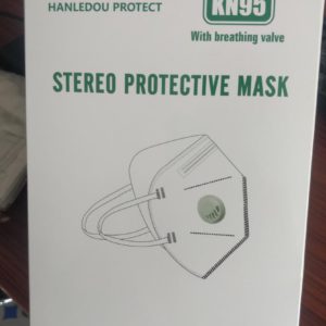 KN95 Mask Valved 3M White (1pc)