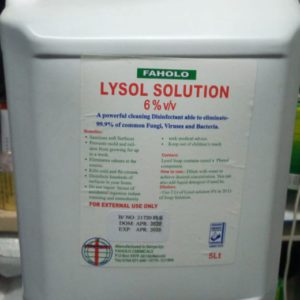 Lysol Solution - Disinfectant (5lt)