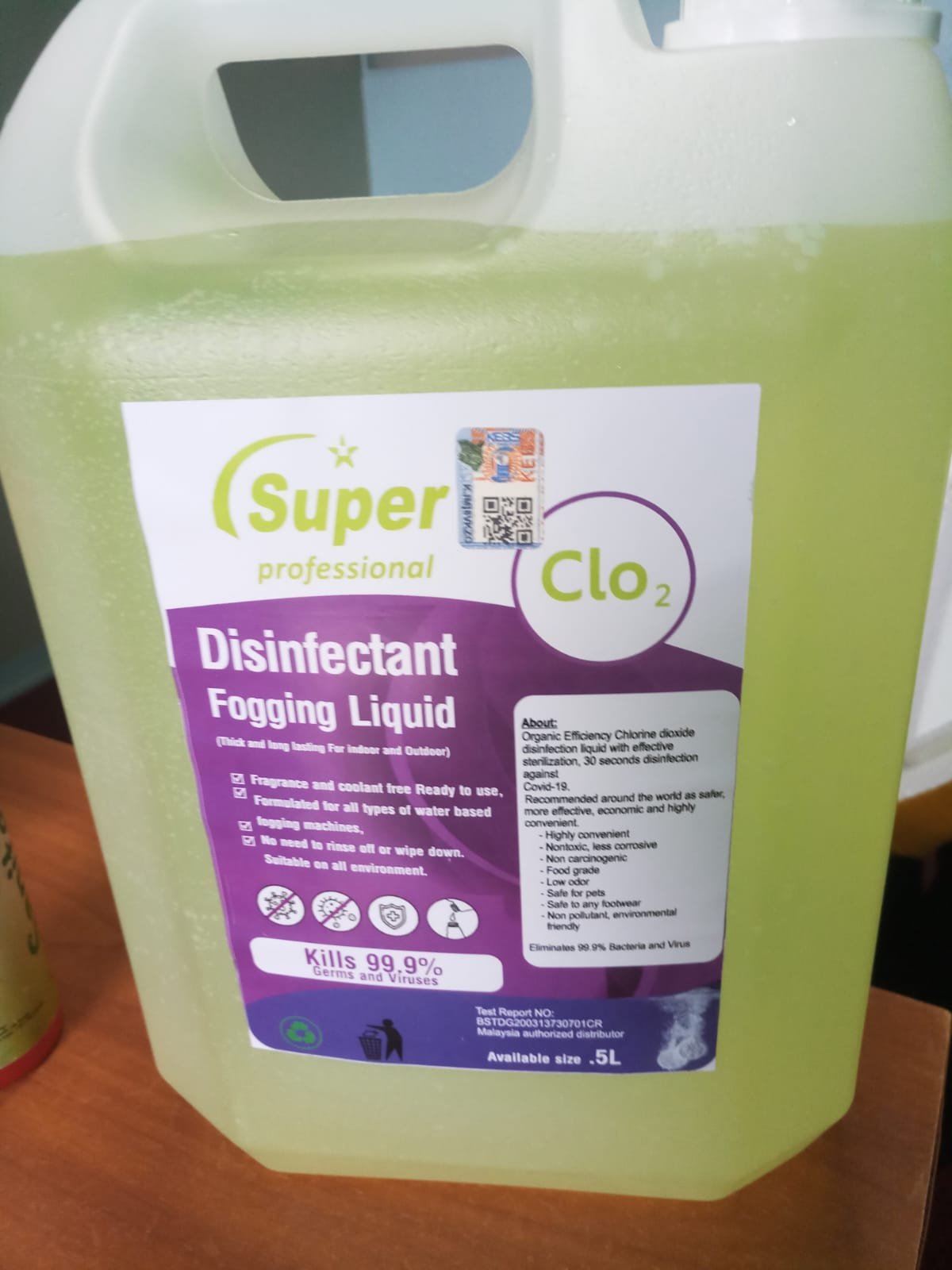 Disinfectant Fogging Liquid (5ltr) - Image 3
