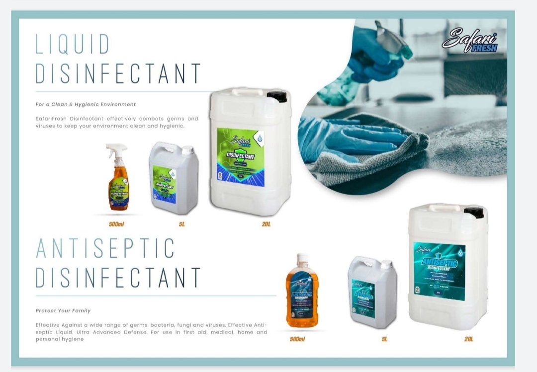 Antiseptic Disinfectant - Safari Fresh - 5ltr - Image 2