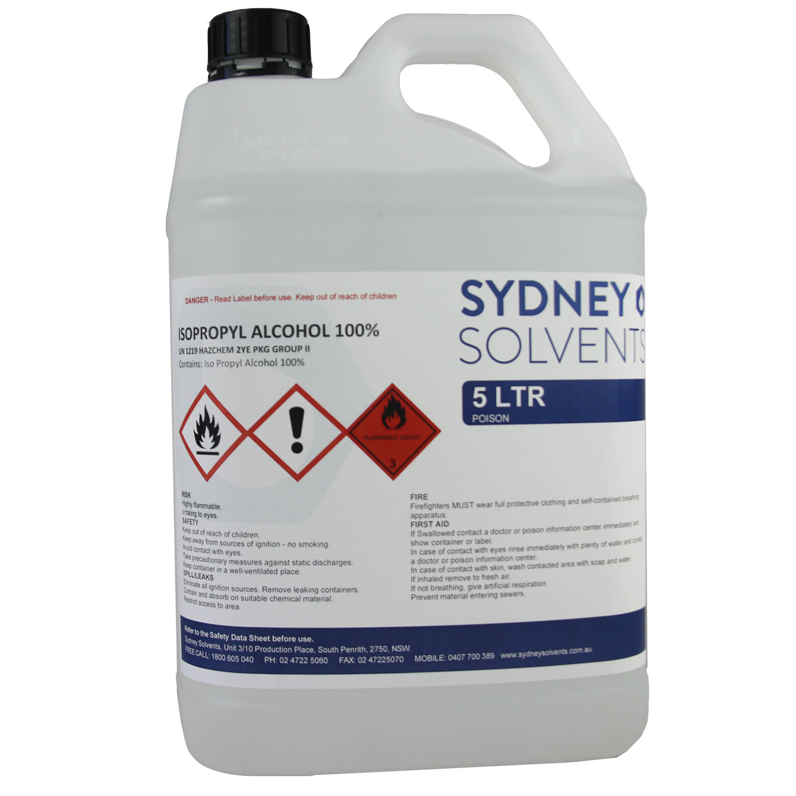 Isopropyl Alcohol (IPA) – 5L