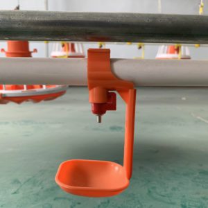 J-Lock Nipple Drinker with Drip Cup Red