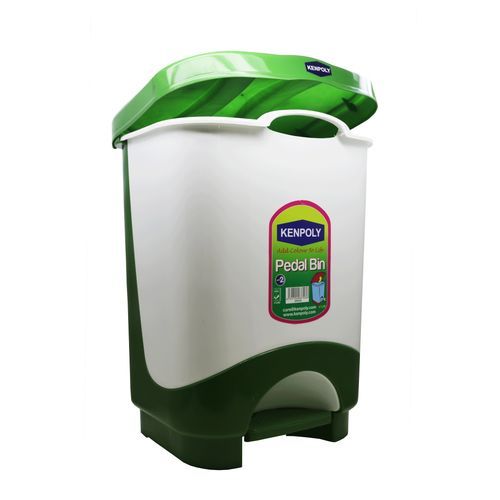 Kenpoly Pedal Bin No.2 Green- 17 ltrs