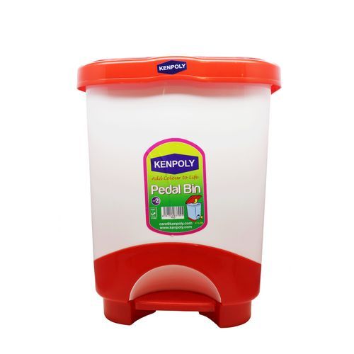 Kenpoly Pedal Bin No.2 Red - 17 ltrs