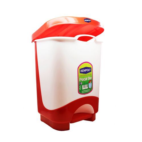 Kenpoly Pedal Bin No.2 Red - 17 ltrs