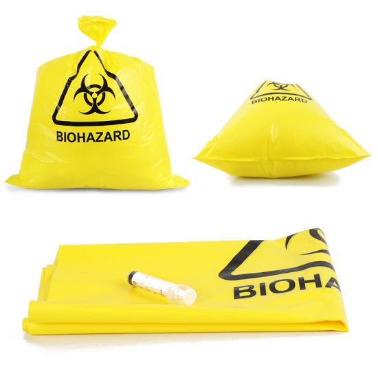 Bio Hazard Waste Disposal Bags 30x36inch Yellow 50pcs - Large