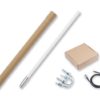 LoRa Fiberglass Antenna Kit; 863-870MHz; 8dBi; 1300mm; RF Explorer RFELA-4/88X