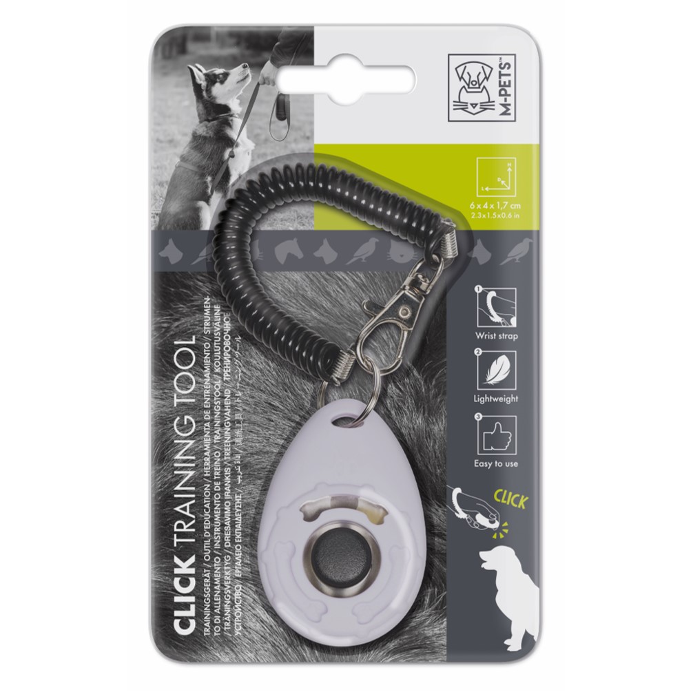 M-Pets Dog Training Clicker with Wrist Strap 1PC