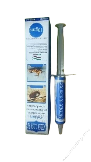 Medex 0.05% RB Gel Bait is a ready-to-use Insecticide gel tube used to kill all species of cockroaches - German