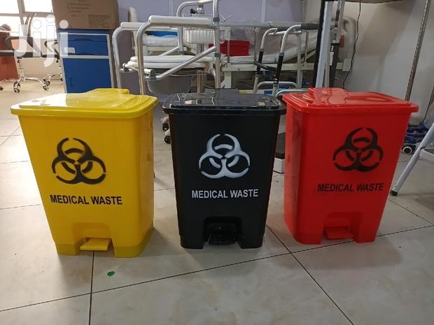 Biohazard Step Pedal Waste Bin (30ltrs) - Image 2