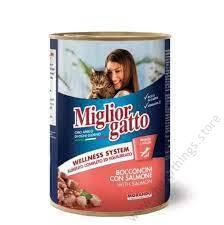 Migliorgatto Adult Cat Food Chucks With Salmon 405gr