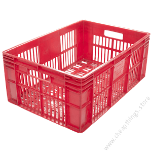 Kenpoly Plastic Crate Red