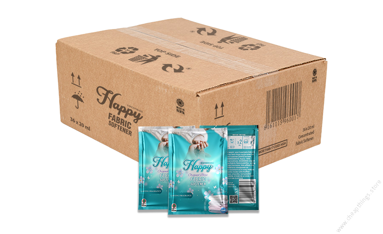 Happy Fabric Softener Original Bliss 20ml Satchet (box of 36)