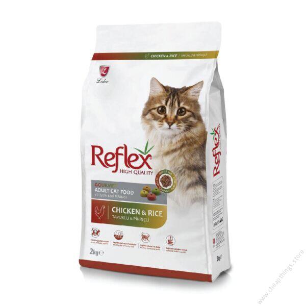 Reflex Adult Cat Food – Gournment Chicken & Rice 2kg