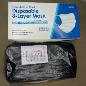 Non Medical Mask - Black (50pcs)