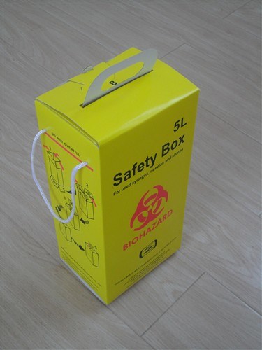 Safety Box for Used Syringes & Needles - 5ltr