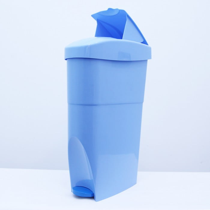 Sanitary Bin - Sky Blue Pedal (18lt)