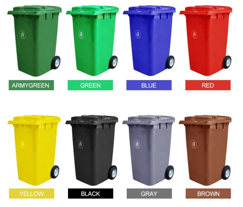 Dustbin With Wheels (180ltrs)