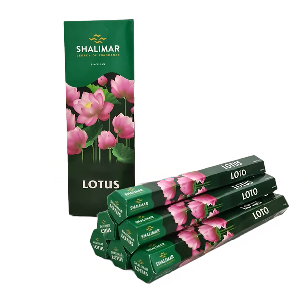 Shalimar Lotus Incense Sticks (Pack of 6)