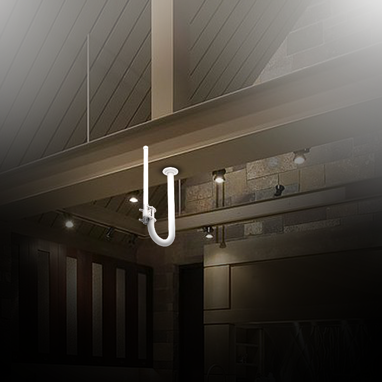 Antenna Mounting Kit: U-shaped hoisting pole