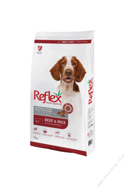 Reflex Hunting & Active Adult Dog Food – Beef & Rice 15kg
