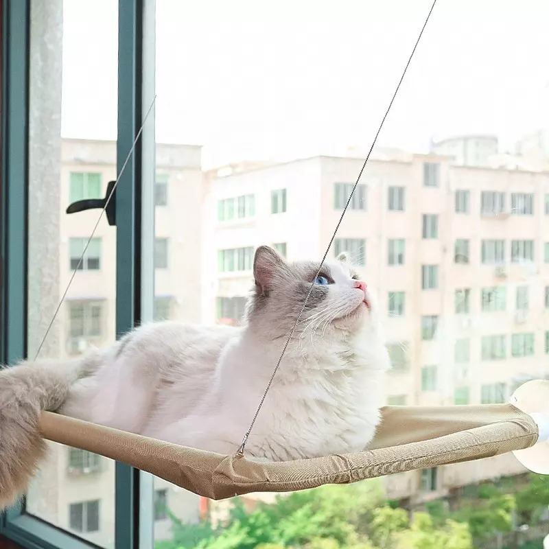Window Mounted Cat Hammock Perch Bed 1pc