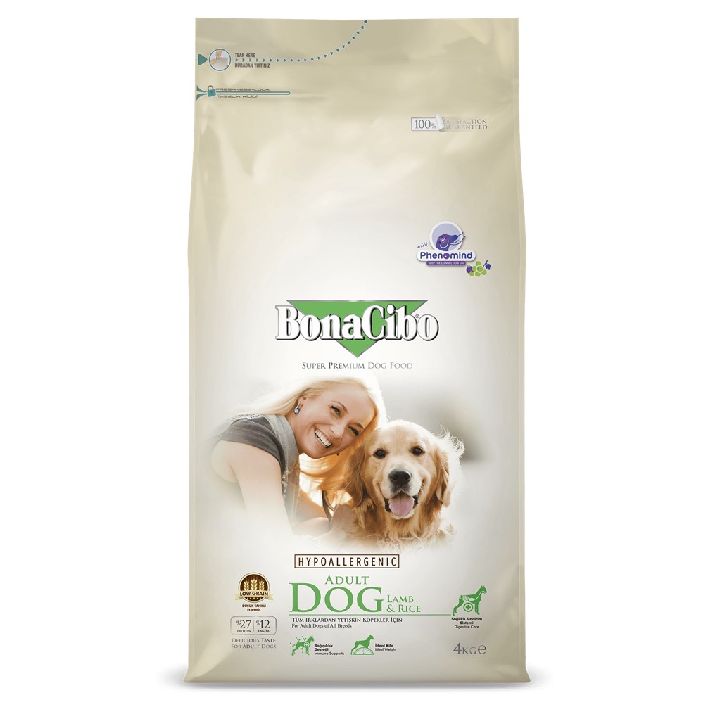 Bonacibo Adult Dog Lamb & Rice 4kg