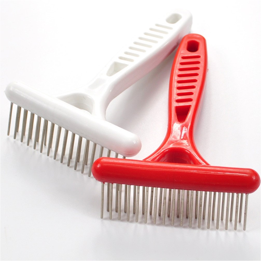Double Row Undercoat Pet Rake 1pc