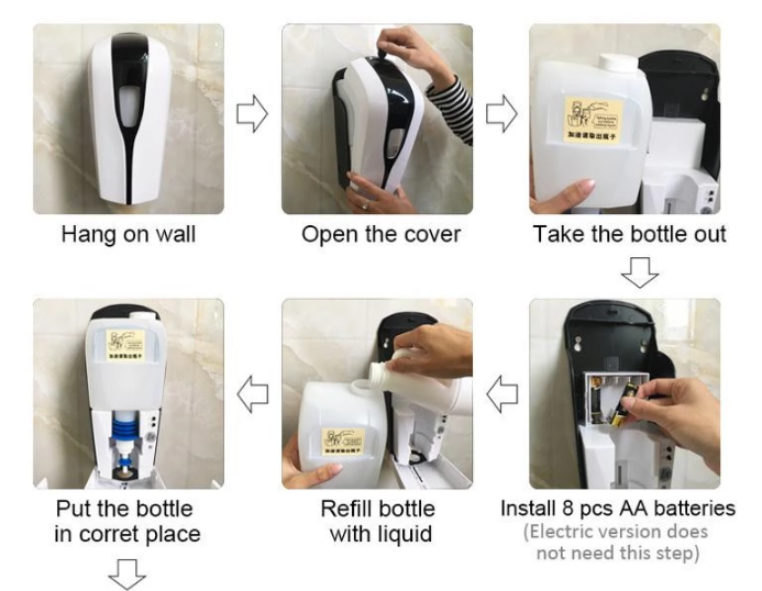 Automatic Soap Dispenser 1L Maco Buliding - Image 6
