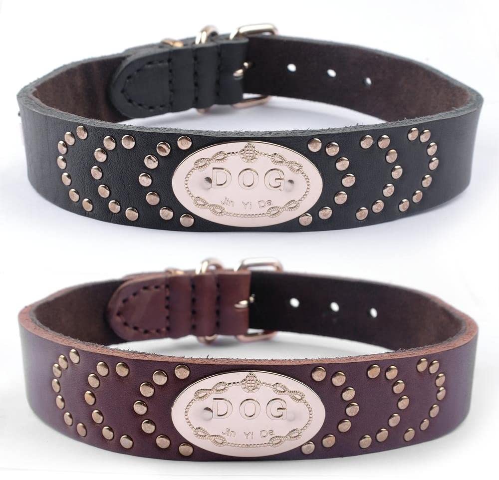 Leather Dog Collar 1pc