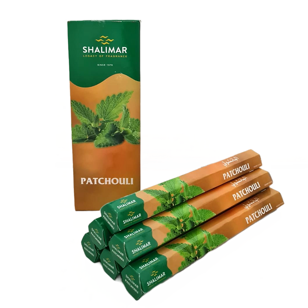 Shalimar Patchouli Incense Sticks (Pack of 6)