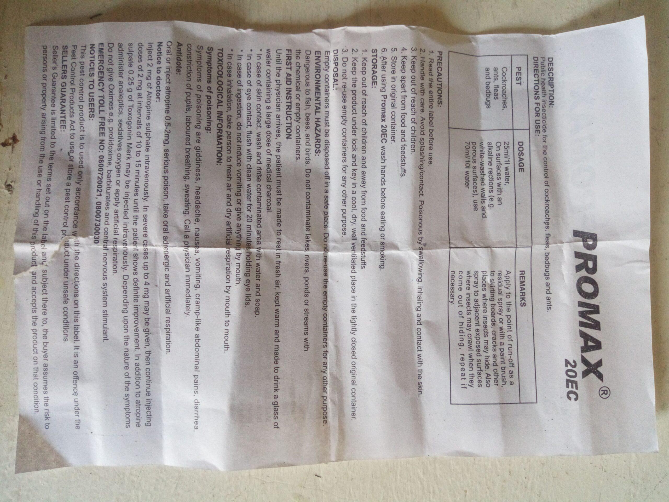 Promax 20 EC (250ml) - Image 3