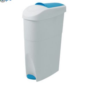 Sanitary Bin - White & Blue (18lt)