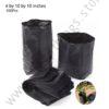 Seedling Bags 6x10x10 (Packet of 100 Pieces)
