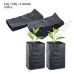 Seedling Bags 6x10x12 (Packet of 100 Pieces)