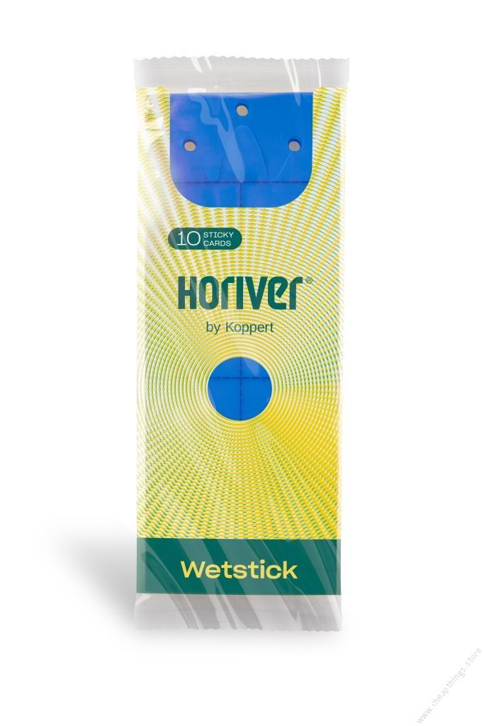 Horiver by Koppert 10 Sticky Cards Wetstick Blue